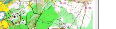 Orienteering map - Мемориал имени Лебединского. 1 день