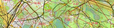 Orienteering map - Первенство СДЮСШОР №12