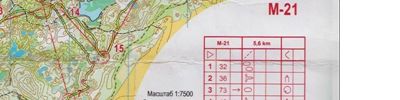 Orienteering map - Мемориал имени Лебединского. 1 день