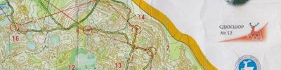 Orienteering map - Мемориал имени Лебединского. 2 день