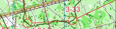 Orienteering map - Мослето Измайлово