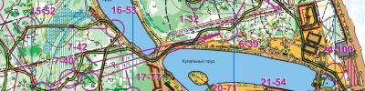 Orienteering map - Эстафета 3 этапа