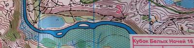 Карта за ориентиране - Кубок белых ночей 16 этап