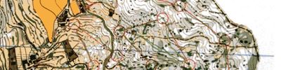 Orienteering map - Заданное направление