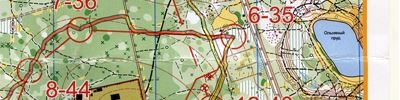Orienteering map - Кубок Водокачки 2 этап (весна)