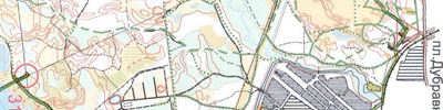 Orienteering map - Лыжинг 2014