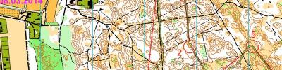 Orienteering map - средняя в Цюрупинське