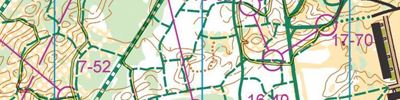 Orienteering map - ski-o, Ориентатлон 2022, спринт