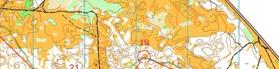 Orienteering map - средняя в Раденске