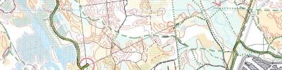Orienteering map - Лыжинг 2014