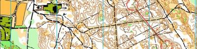 Orienteering map - комбинированная тренировка 1 часть (спринт-добегание до коридора)