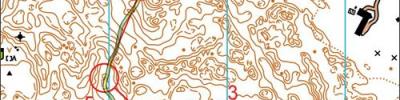 Orienteering map - комбинированная тренировка 3 часть ( спринт по рельефке)