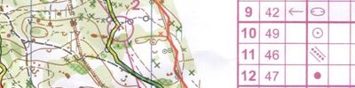 Карта за ориентиране - Чемпионат Москвы