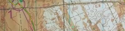 Orienteering map - Кубок Олешшя