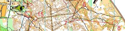 Orienteering map - Кубок Олешшя