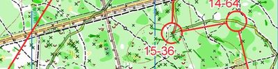 Orienteering map - Традиционные соревнования посвященные Дню Победы