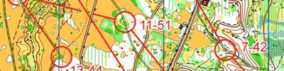 Orienteering map - IX Традиционные соревнования посвященные Дню Космонавтики