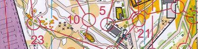 Orienteering map - Волга спринт-тур 2022. 1й день.