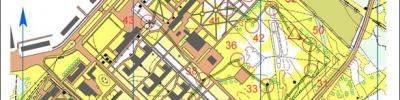 Orienteering map - детская тренировка