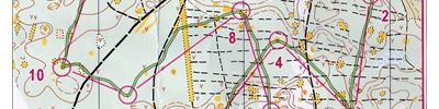 Orienteering map - Весенний спринт 2014, финал