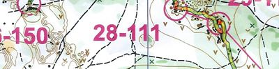 Orienteering map - Москомпас 2014 М21Е