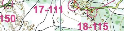 Orienteering map - Москомпас 2014 Ж30