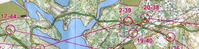 Orienteering map - Московский меридиан 11 этап (весна)
