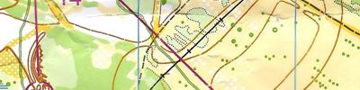 Orienteering map - Чемпионат и Первенство Ярославской области (круг 1)