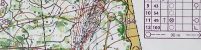 Orienteering map - Чемпионат Москвы 3х-этапная эстафета