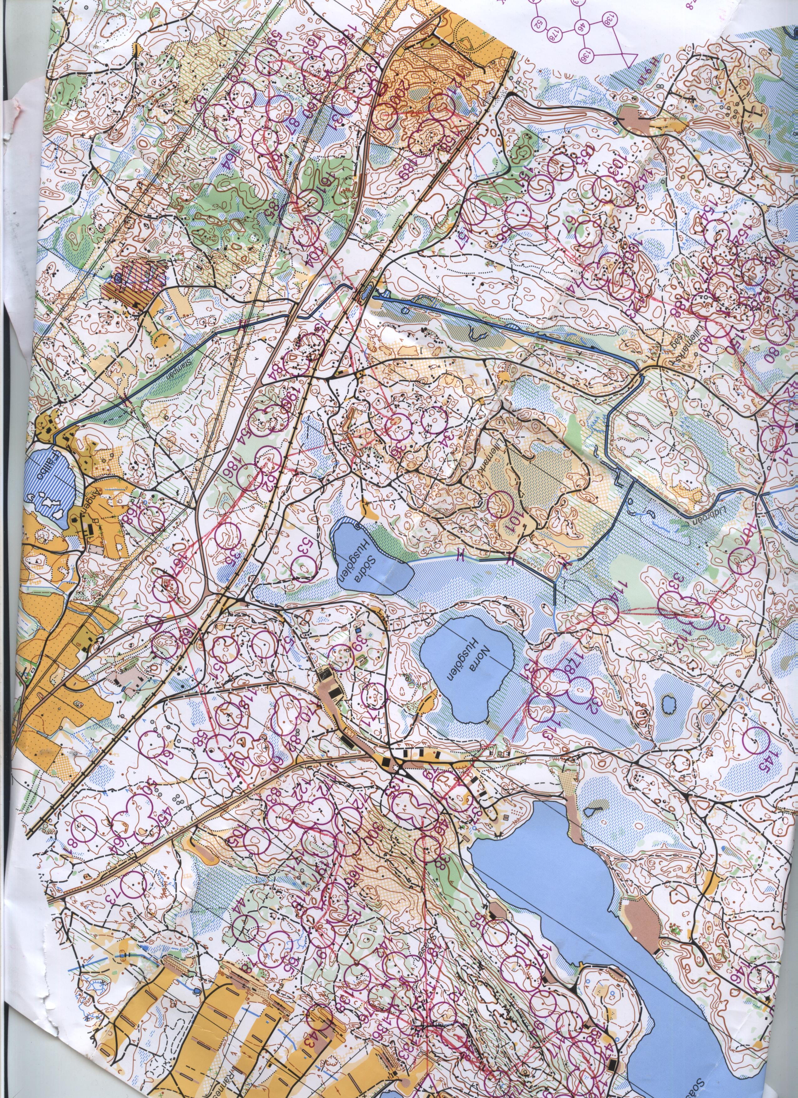 Карта с трэком - 10mila , район - smaland, из архива карт спортивного ориентирования Natalia Vinogradova