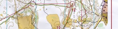 Orienteering map - Первенство СДЮСШОР-12.