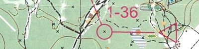 Orienteering map - Московский компас 2006. 1й день. М21А