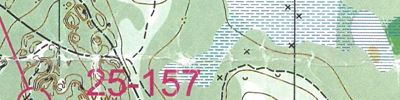 Карта спортивного ориентирования - Московский компас 2006. 2й день. М21А
