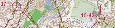 Orienteering map - О-Экстрим, 2 день, разворот