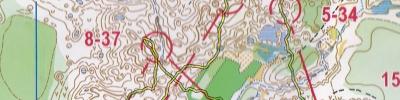 Orienteering map - O-Extrim 2день 2 часть