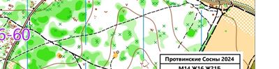Orienteering map - Протвинские Сосны
