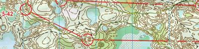 Orienteering map - Нижегородская осень 2012. 1й день