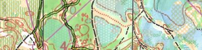 Orienteering map - Ретро тренировка