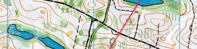 Orienteering map - OMR(One Man Relay), 2 круг