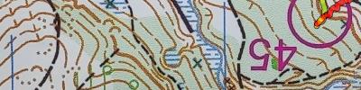 Orienteering map - Кубок области