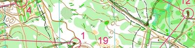 Orienteering map - ЧиП МО