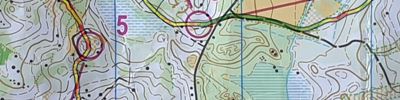 Карта спортивного ориентирования - Камни Карельского Перешейка 2023, 1-й день