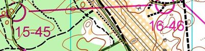 Карта спортивного ориентирования - mtbo, Всероссийские соревнования, Кыштым, спринт