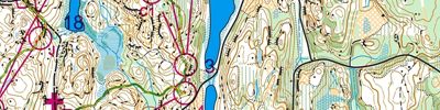 Карта спортивного ориентирования - Jukola 2025