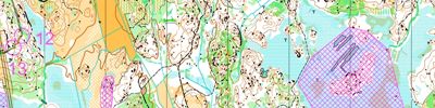 Карта спортивного ориентирования - O-Ringen E2