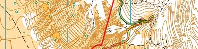 Карта спортивного ориентирования - Кубок Карьеров 2025 (1 день)