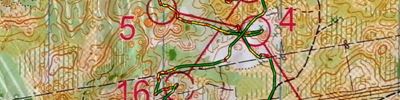 Карта спортивного ориентирования - Чемпионат Нижегородской области. Open1