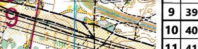 Карта спортивного ориентирования - Дубравушка 2025. 2й день