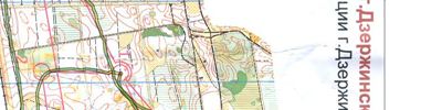 Orienteering map - Открытое первенство города Дзержинска