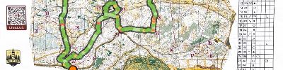 Карта спортивного ориентирования - Shortened long